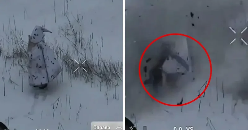 Rus hərbçinin bu görüntüləri marağa səbəb oldu