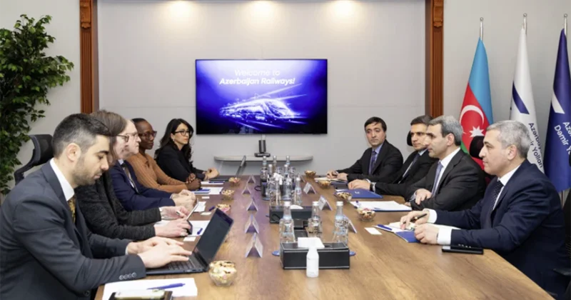 ADY sədri Dünya Bankının nümayəndə heyəti ilə görüşdü Fotolar