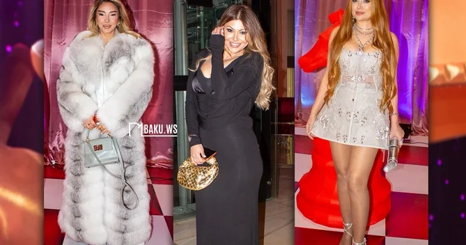 Aygün Kazımovanın ad günündə geyimləri ilə bərq vuran MƏŞHURLAR