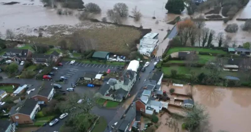“Çandra” Böyük Britaniyada daşqınlara səbəb olub