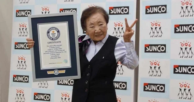 Qadın 26 yaşında başladığı iş yerindən 91 yaşında ayrıldı