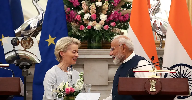 Politico: ЕС и Индия объединились против тарифов Трампа и китайского импорта ВИДЕО