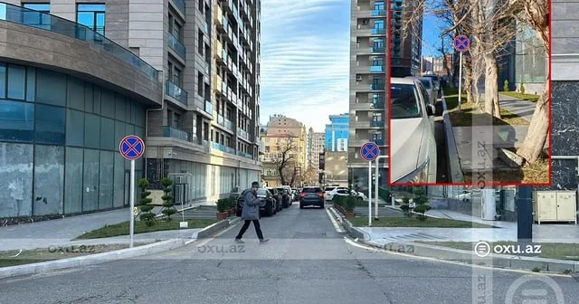 Bakının mərkəzində sürücüləri çaşdıran yol nişanı ilə bağlı TƏDBİR GÖRÜLDÜ FOTO/VİDEO
