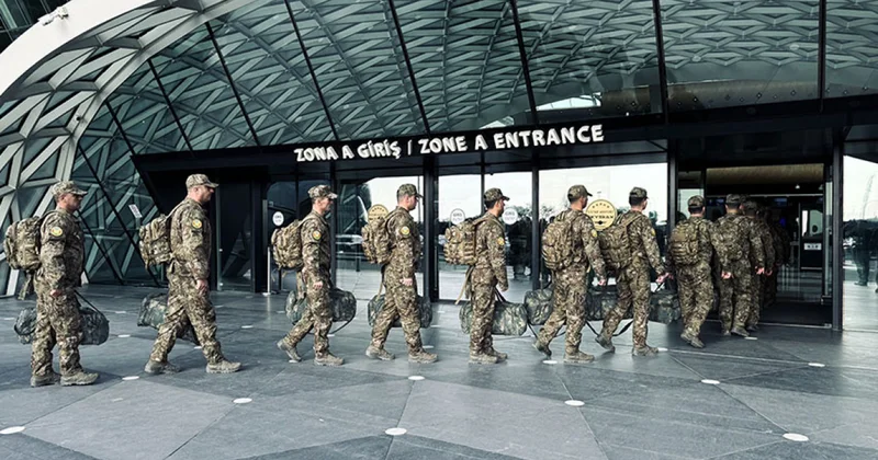 Азербайджанские военные едут на учения в ОАЭ ФОТО