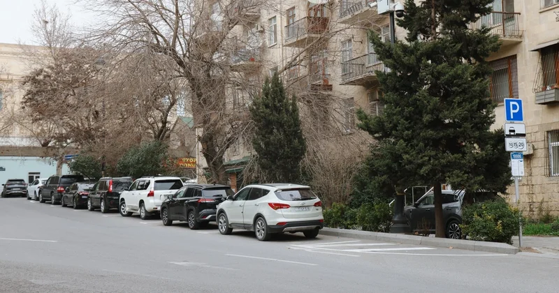 Paytaxtda yeni parklanma yerləri təşkil edilib