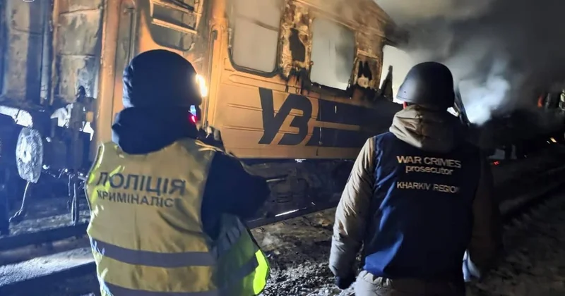 При ударах ВС РФ по поезду в Харькове погибли три человека, двое пострадали