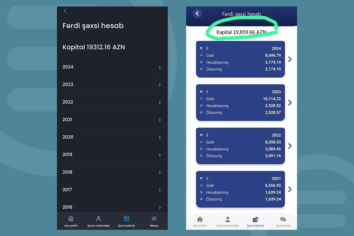 Hər hansı bir səbəbdən pensiya kapitalında azalma ola bilərmi?