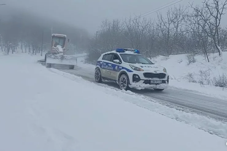 Ağsu aşırımında vəziyyət necədir? Polisdən AÇIQLAMA