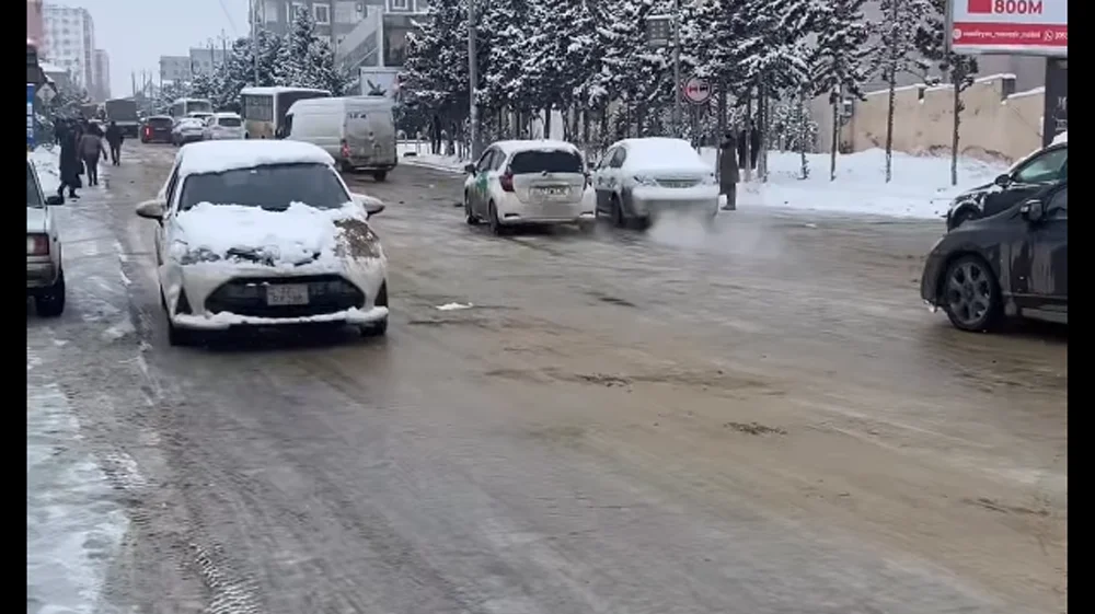 Masazırda həyat dayandı VİDEO KONKRET