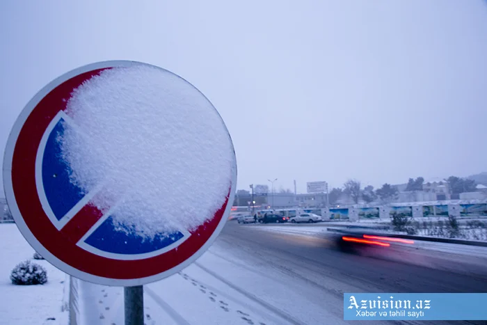 Bakıda havaya görə 45 yol qəzası olub