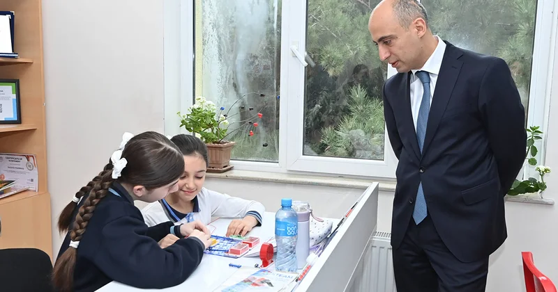 Emin Əmrullayev Sumqayıt məktəbinə baş çəkdi Fotolar