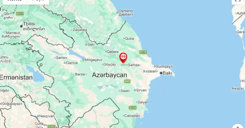 В Шамахинском районе Азербайджана произошло землетрясение