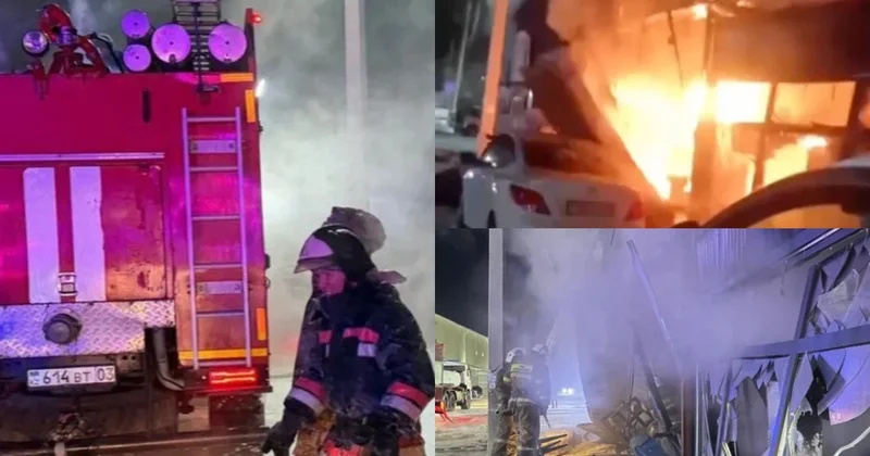 Qazaxıstanda kafedə qaz balonu partladı Ölənlər var