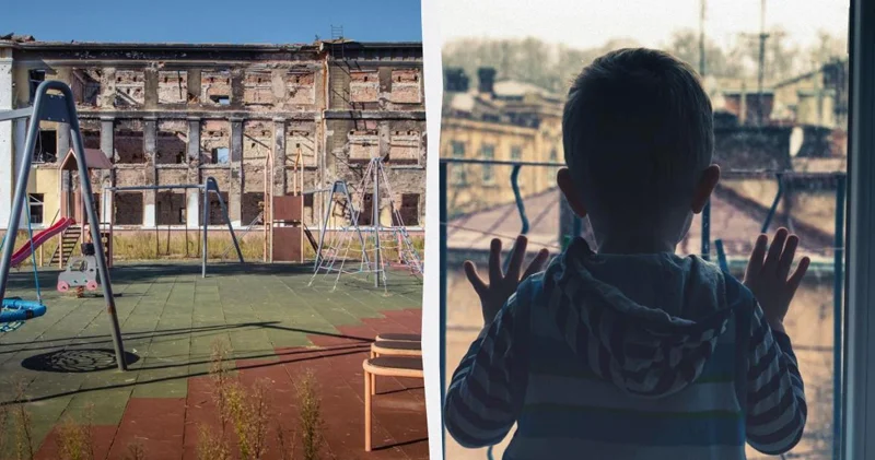 Travmalı və çarəsiz: Müharibə ukraynalı uşaqların həyatını necə məhv edir? (FOTO)