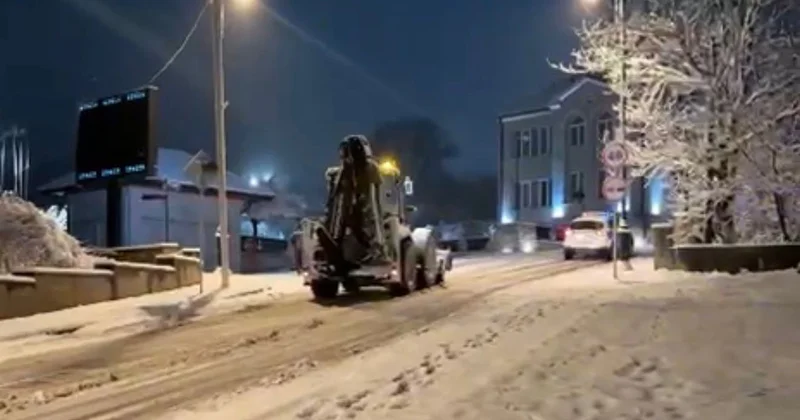 Şuşaya qar yağıb Fotolar+Video