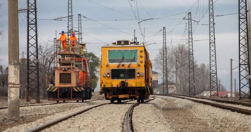 Alabaşlı Qızılca dəmir yolu sahəsində əsaslı təmir YEKUNLAŞMAQ ÜZRƏDİR FOTO