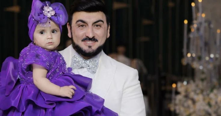 Tolikin qızının 1 yaşı oldu Fotolar