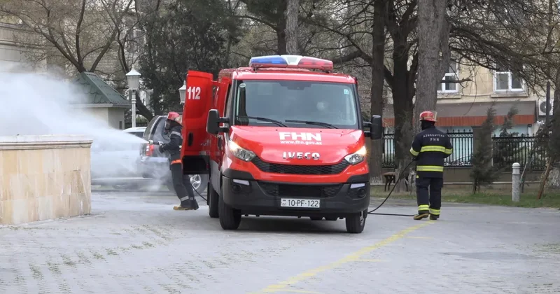 В Загатальском центре отдыха произошел пожар