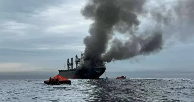 Атакованное в Ормузском проливе грузовое судно село на мель у острова Кешм