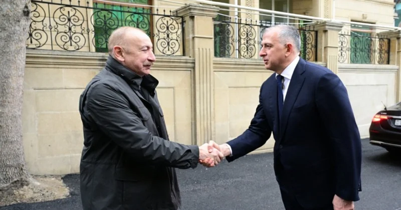 İlham Əliyev Gürcüstan səfirliyinə getdi FOTOLAR