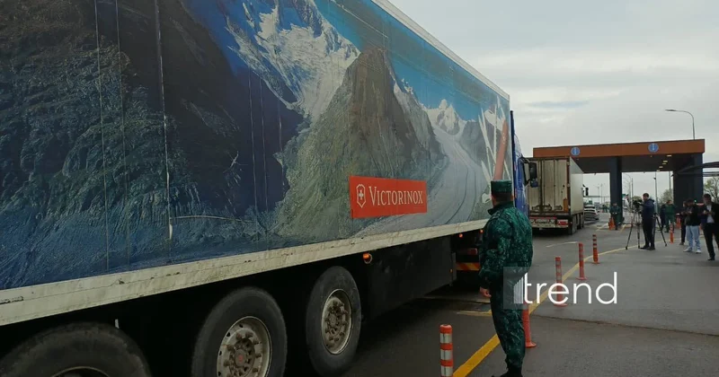 Гумпомощь России для Ирана прибыла на контрольно пропускной пункт Южная Астара