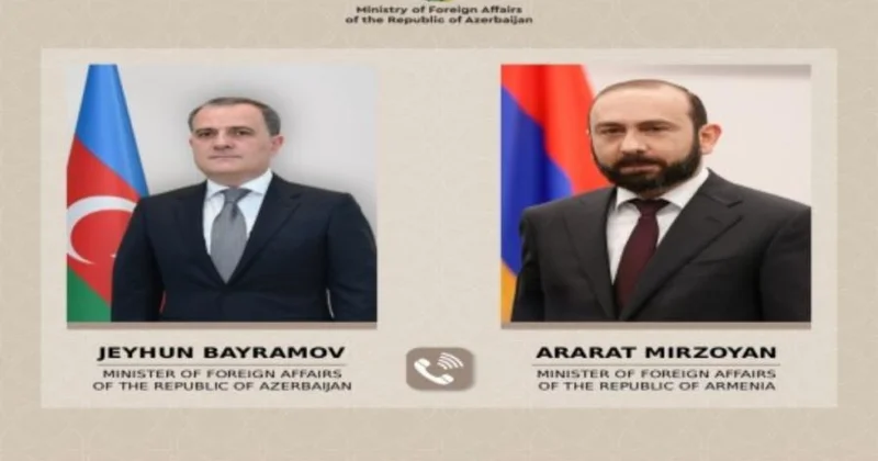 Azərbaycan və Ermənistan xarici işlər nazirləri arasında telefon danışığı olub
