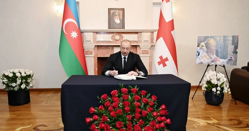 Prezident Gürcüstanın Azərbaycandakı səfirliyində oldu, başsağlığı verdi