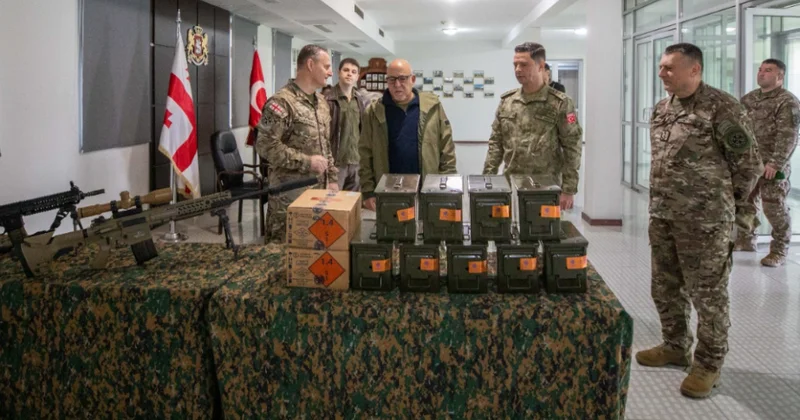 Türkiyə Gürcüstana hərbi təyinatlı texnika verib