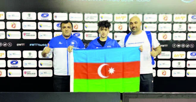 Stolüstü tennisçimiz bürünc medal qazanıb