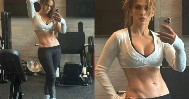 Cennifer Lopezin ideal forması hamını heyran etdi FOTO