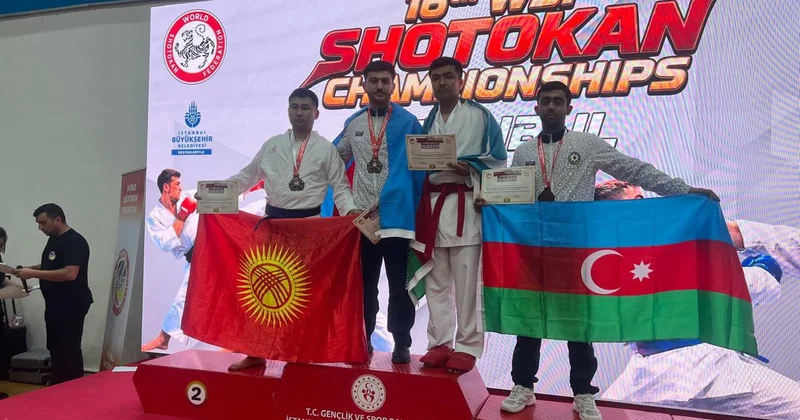 Deflimpiyaçı karateçilərimiz Dünya Çempionatında yeddi medal qazanıblar FOTO