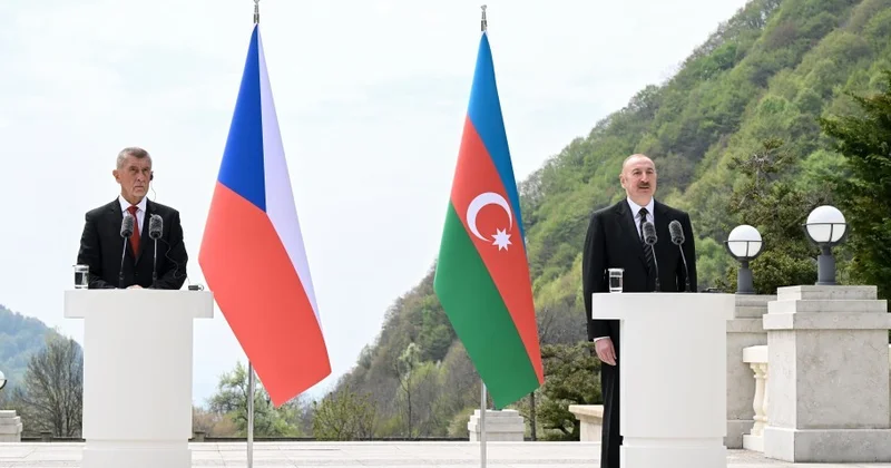 İlham Əliyevin və Çexiyanın Baş nazirinin mətbuat üçün bəyanatı