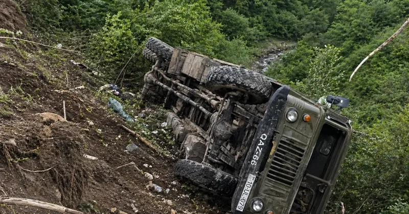 Lerikdə ölən sürücü müharibə veteranı imiş FOTO