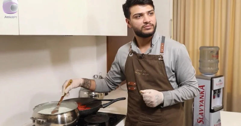 Bloger Elnur Jalina “Suna ilə yeməyə dəyər” verilişində qonaq olub FOTO