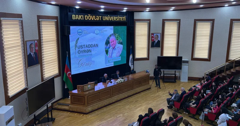 Ustaddan öyrən: BDU da tanınmış yazıçı Seyran Səxavətlə görüş