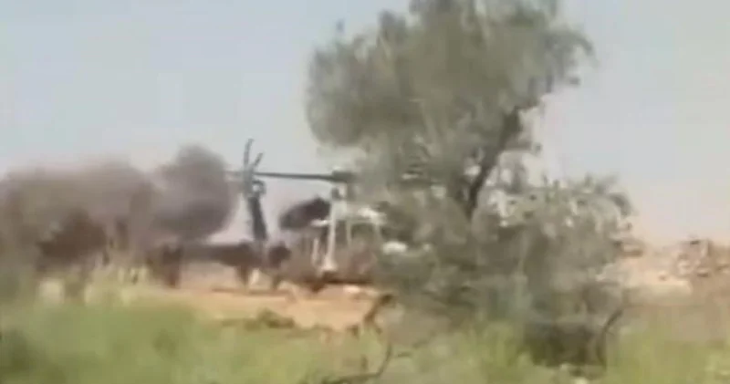 Hizbullah İsrailə məxsus helikopteri hədəfə alıb Video