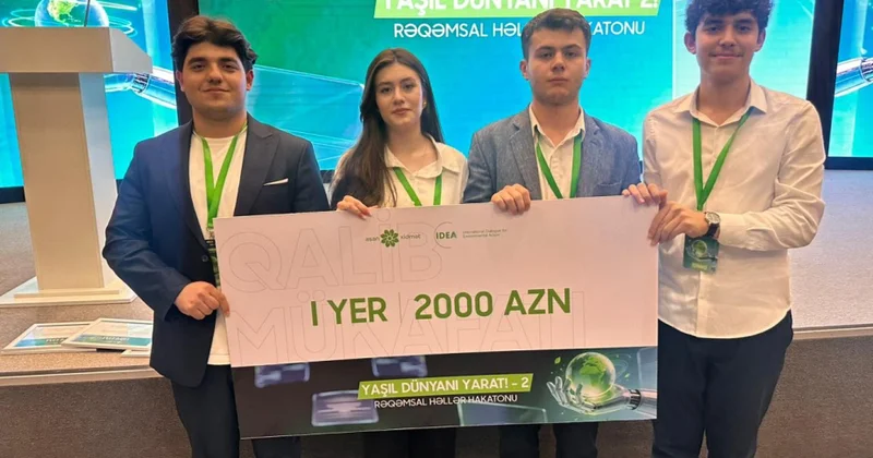 BDU komandası “Yaşıl dünyanı yarat! 2” rəqəmsal həllər hakatonunun qalibidir