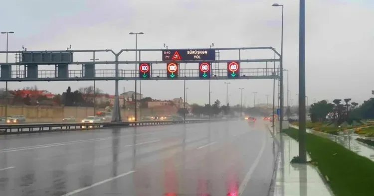 Bu yolda sürət həddi aşağı ENDİRİLDİ