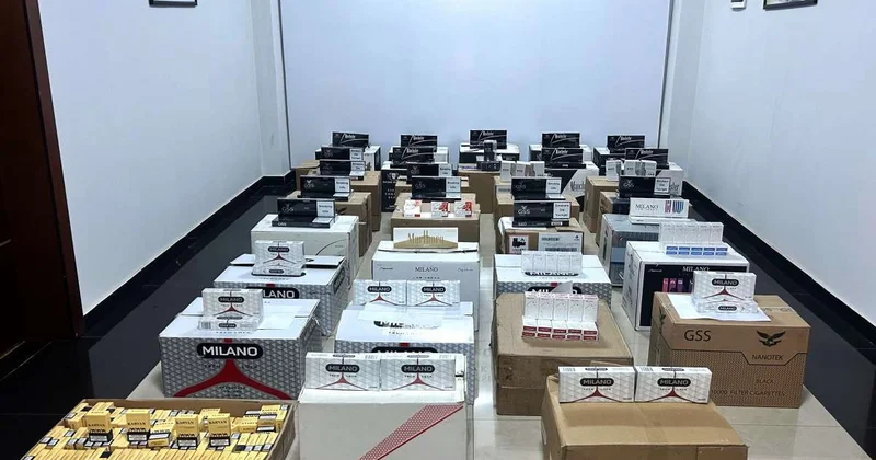 Mağazada külli miqdarda aksiz markasız siqaret aşkar edilib