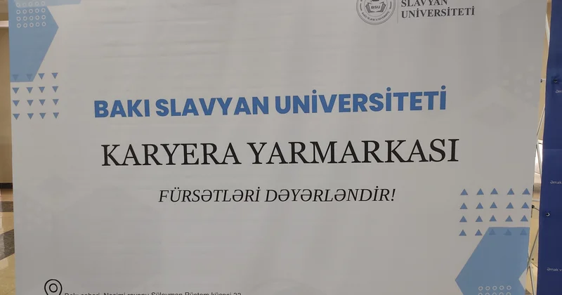 Bakı Slavyan Universitetində Karyera yarmarkası təşkil olunur YENİLƏNİR FOTOLAR