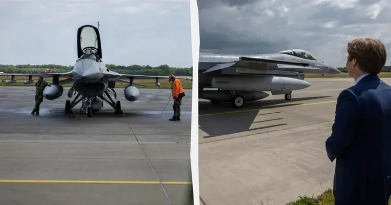 Ukraynaya veriləcək son F 16 lar Hollandiyadan havaya qalxıb