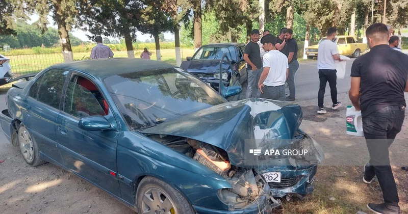 Lənkəranda yol qəzasında sürücülər xəsarət alıb FOTO
