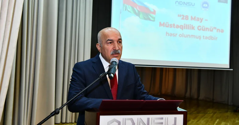 Neft və Sənaye Universitetində 28 May Müstəqillik Günü qeyd olunub