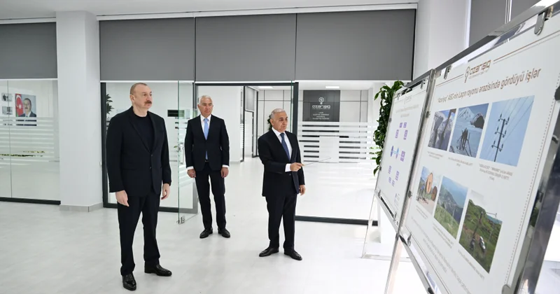 Laçında rəqəmsal enerji idarəçiliyinə start verildi Prezident İlham Əliyev açılışda