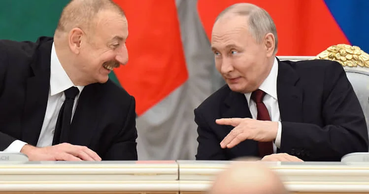 Владимир Путин обратился в письме к Ильхаму Алиеву