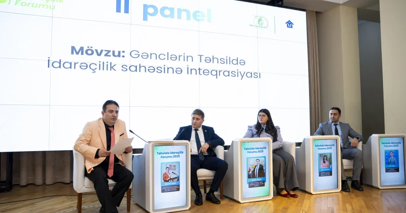 AzMİU da “Təhsildə İdarəçilik Forumu 2025” keçirilib