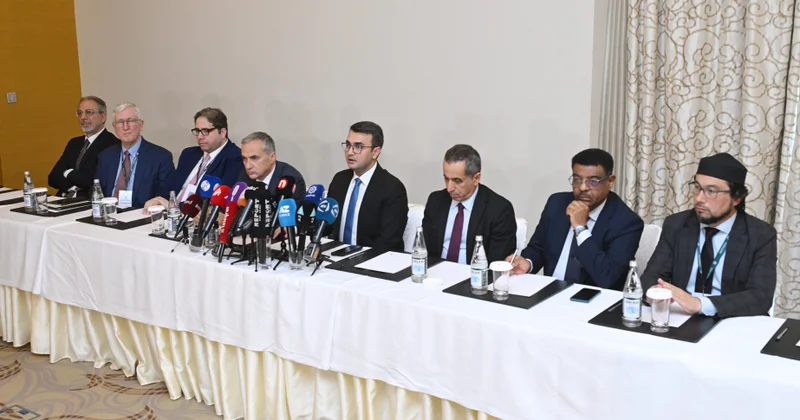 Beynəlxalq konfransın yekununa həsr olunan mətbuat konfransı keçirilib