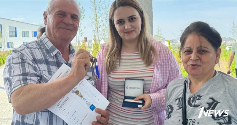 Еще 48 семьям, переселившимся в село Кенгерли Агдамского района, вручены ключи от домов ФОТО
