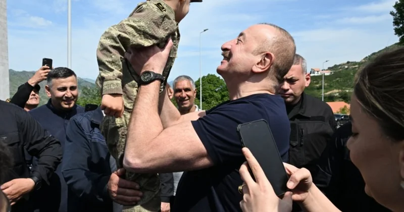 Prezidentin Laçın sakinləri ilə görüşündən görüntülər VİDEO