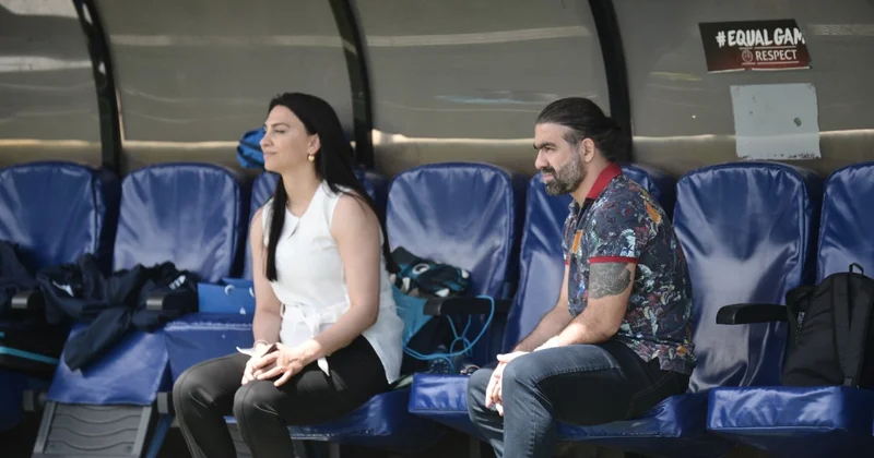 Rafael Ağayev millimizin məşqini izlədi